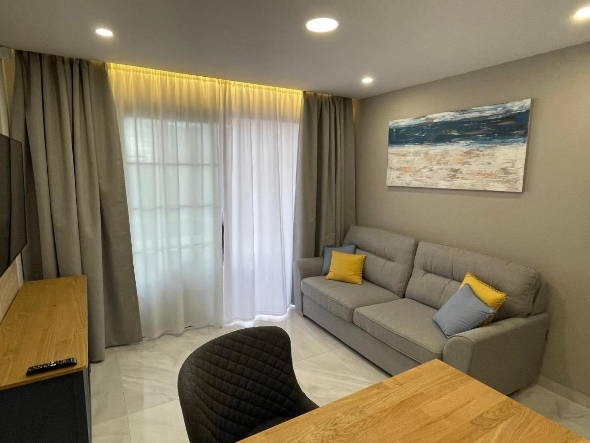 Luxury Diamond - Ocean View, Big Terraces, Air Con, Wifi Apartment ลอส กริสเตียนอส ภายนอก รูปภาพ