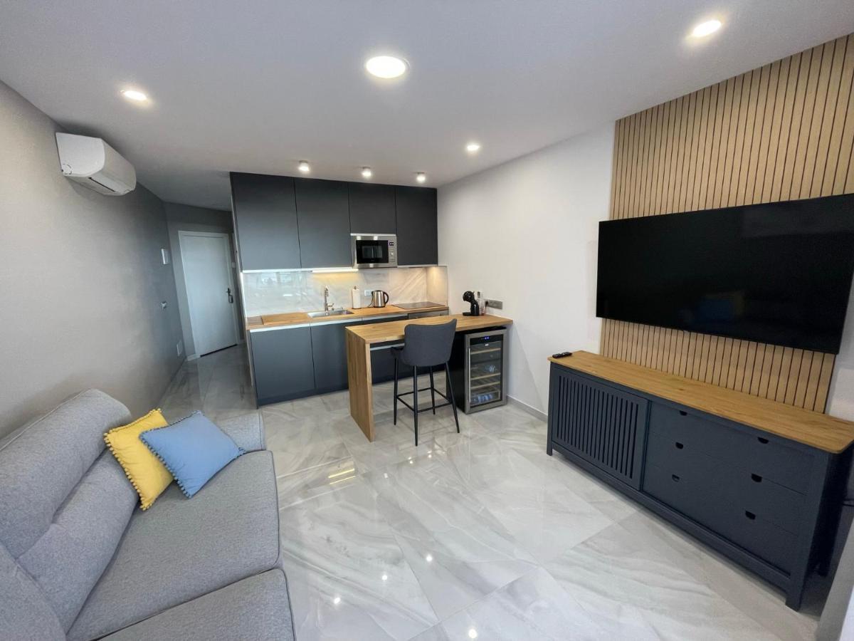 Luxury Diamond - Ocean View, Big Terraces, Air Con, Wifi Apartment ลอส กริสเตียนอส ภายนอก รูปภาพ