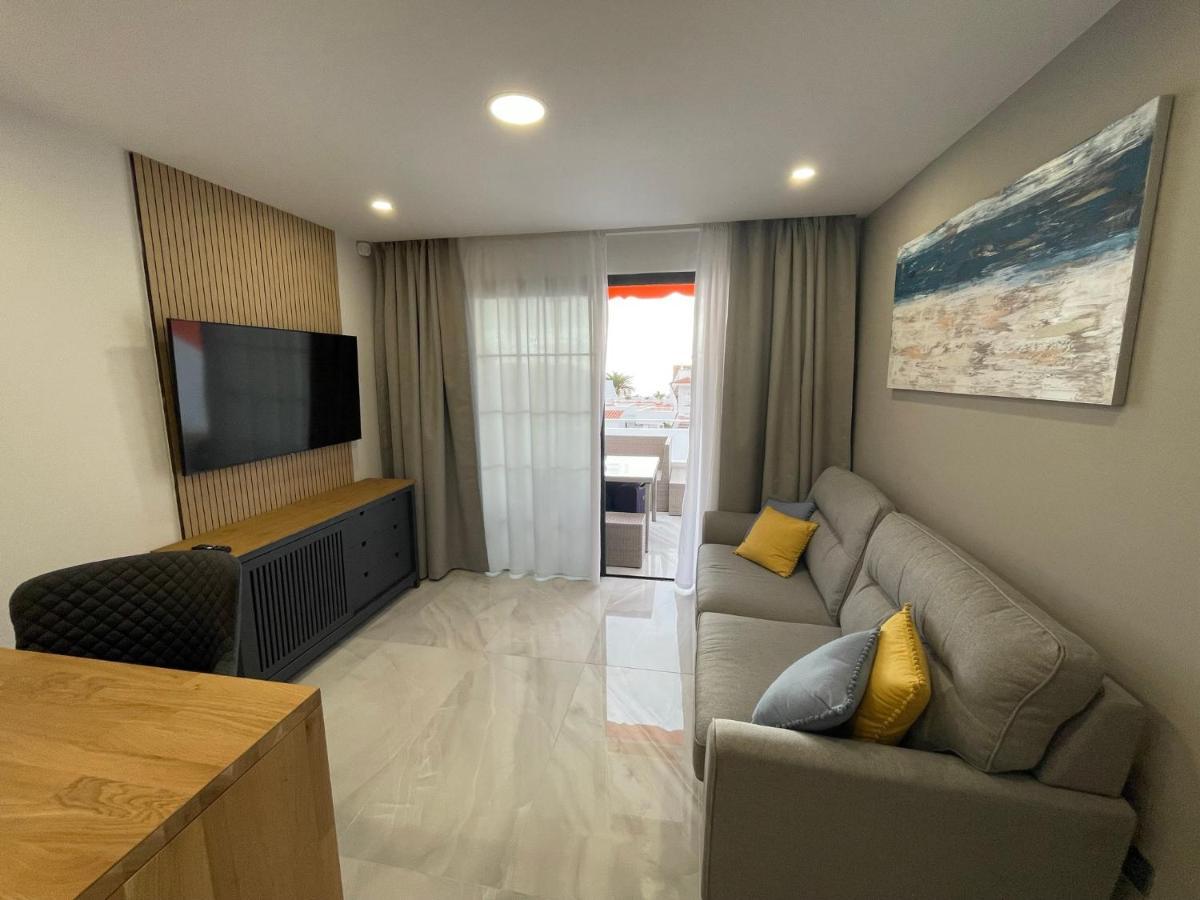 Luxury Diamond - Ocean View, Big Terraces, Air Con, Wifi Apartment ลอส กริสเตียนอส ภายนอก รูปภาพ