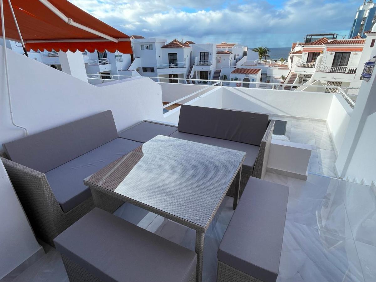 Luxury Diamond - Ocean View, Big Terraces, Air Con, Wifi Apartment ลอส กริสเตียนอส ภายนอก รูปภาพ