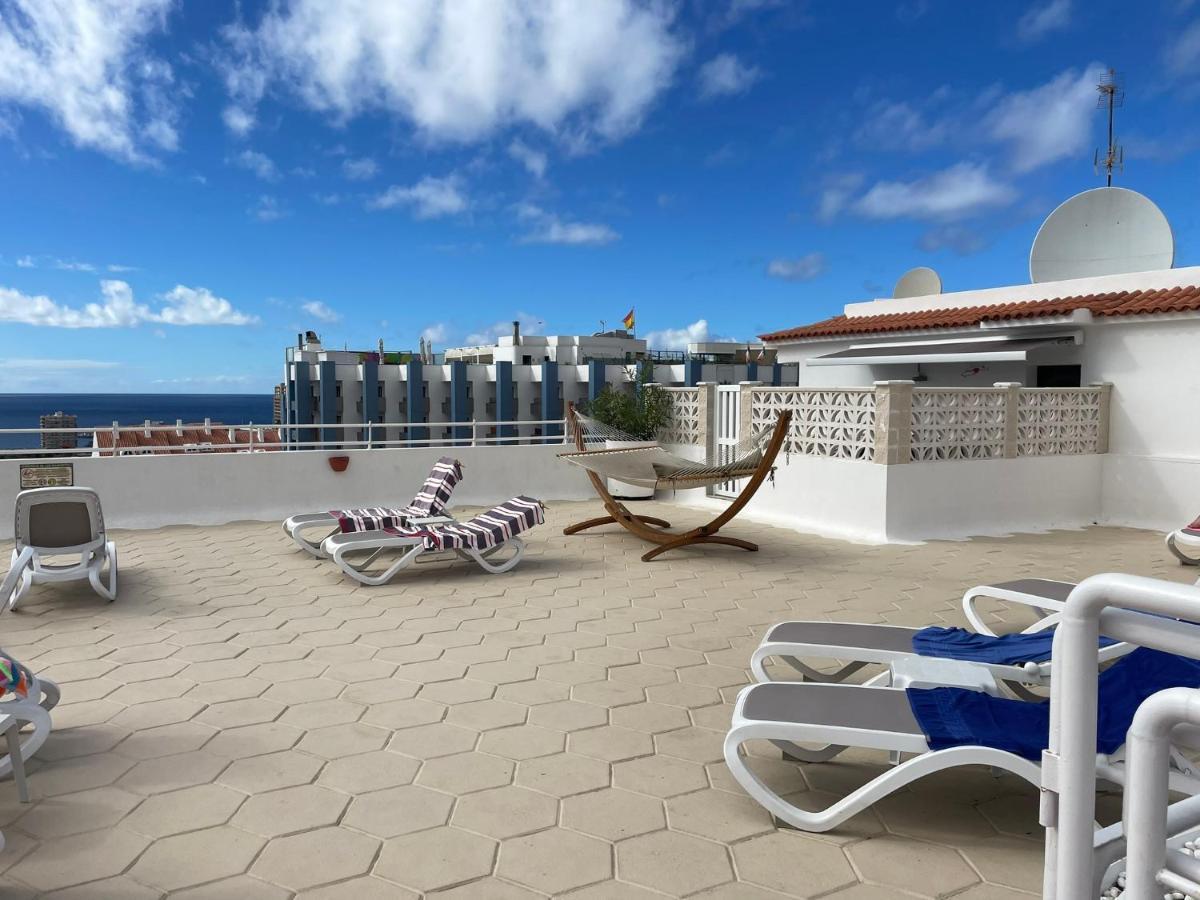 Luxury Diamond - Ocean View, Big Terraces, Air Con, Wifi Apartment ลอส กริสเตียนอส ภายนอก รูปภาพ