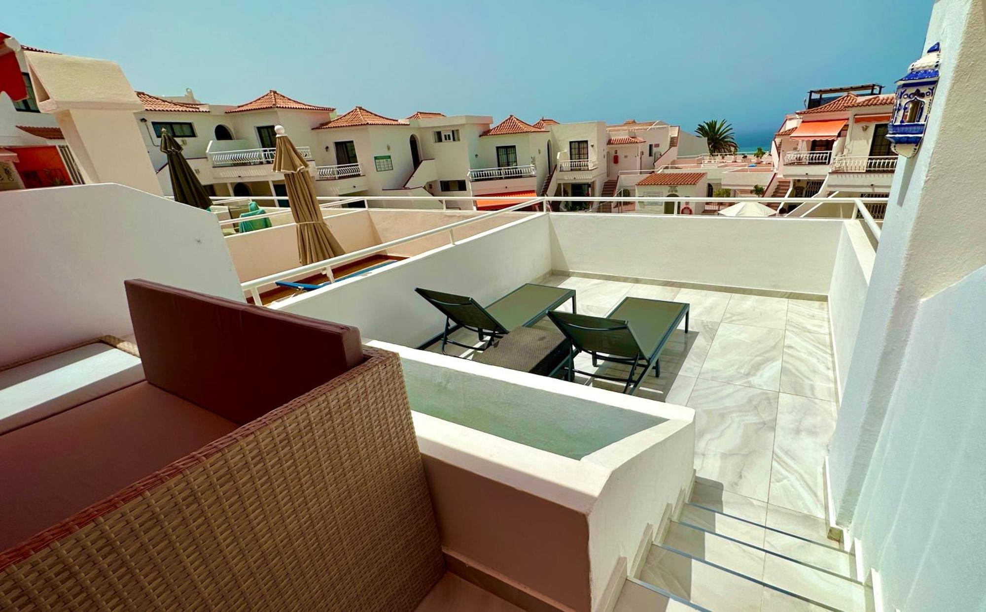 Luxury Diamond - Ocean View, Big Terraces, Air Con, Wifi Apartment ลอส กริสเตียนอส ภายนอก รูปภาพ