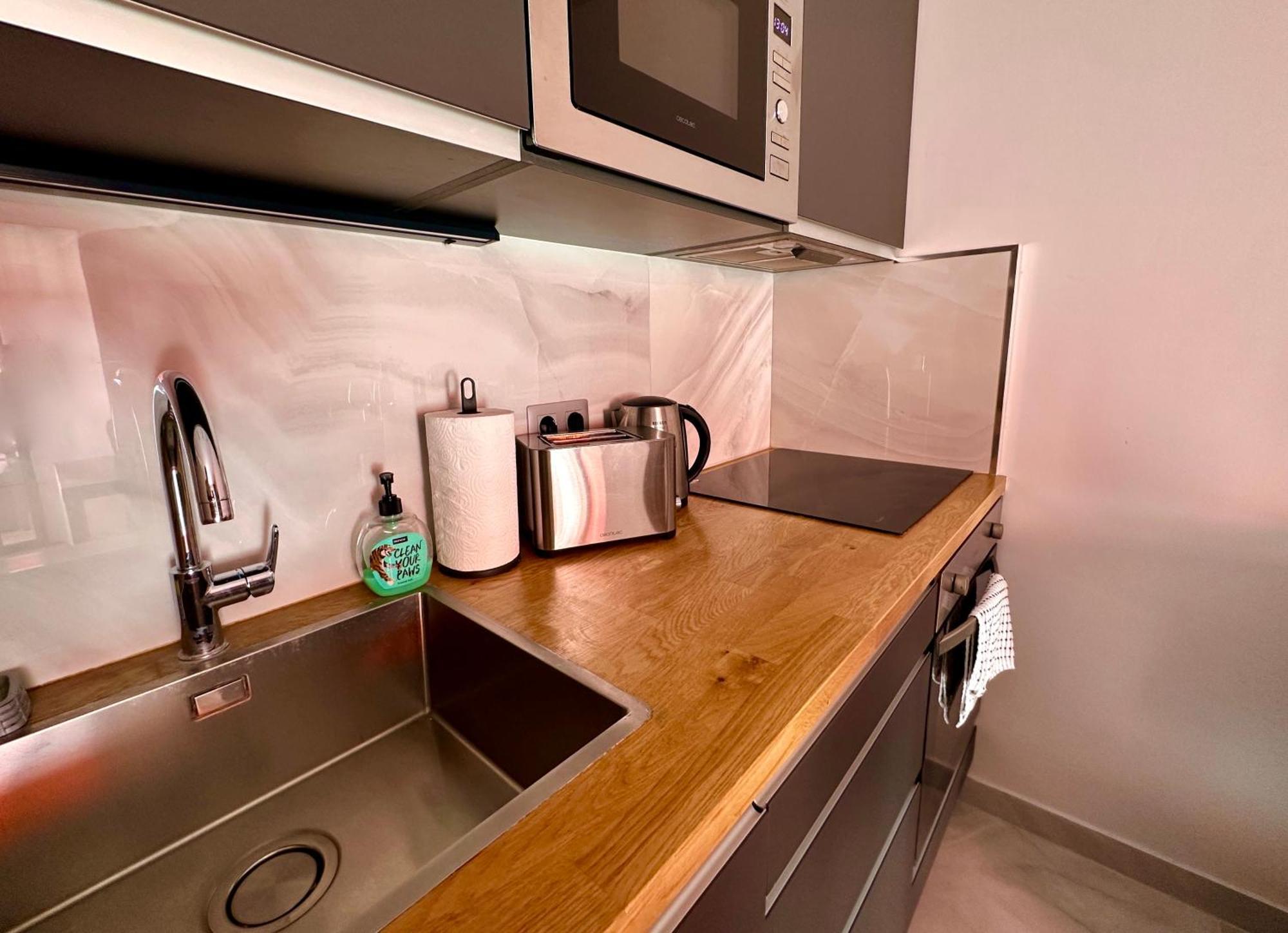 Luxury Diamond - Ocean View, Big Terraces, Air Con, Wifi Apartment ลอส กริสเตียนอส ภายนอก รูปภาพ